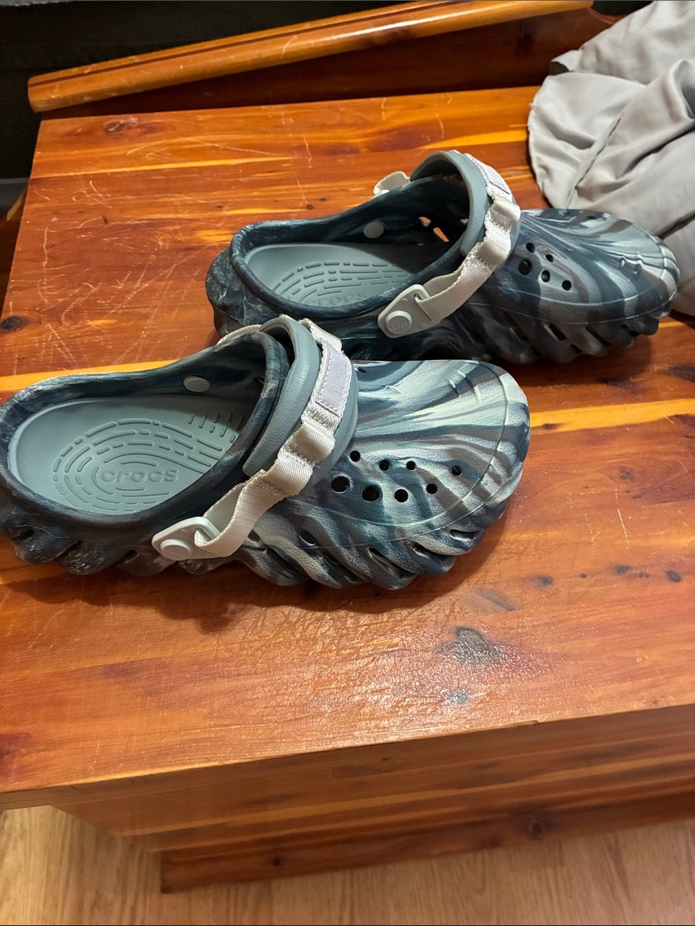Marbled Echo Crocs - Picture 2 of 6